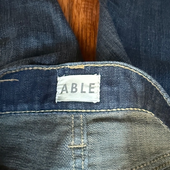 Able Clothing High Rise Denim Jeans, Women's Size 26 - Picture 6 of 9